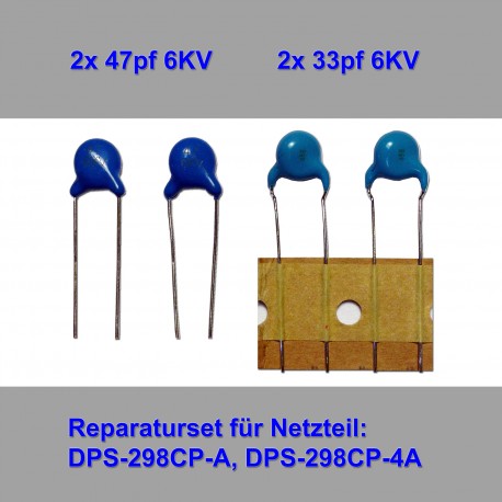 Reparaturset für DPS-298CP-A 2x33pf 2x47pf