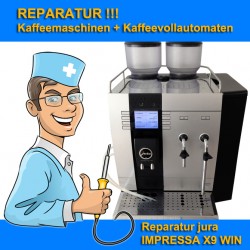 Reparatur Kaffeemaschine jura IMPRESSA X9 WIN